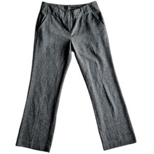 Larry Levine Dark Gray Petite Dress Pants Slacks Professional Office Wear Sz 8P